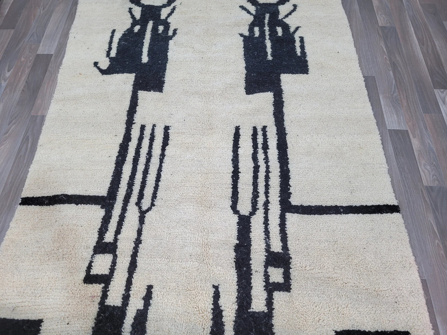 New Azilal Rug - White And Black