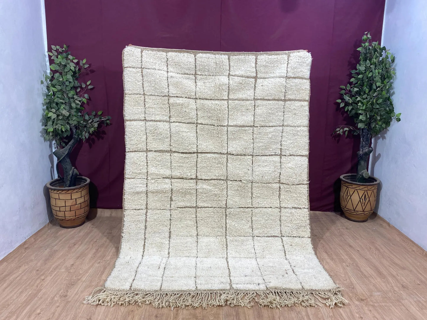 White Beni Ourain Rug