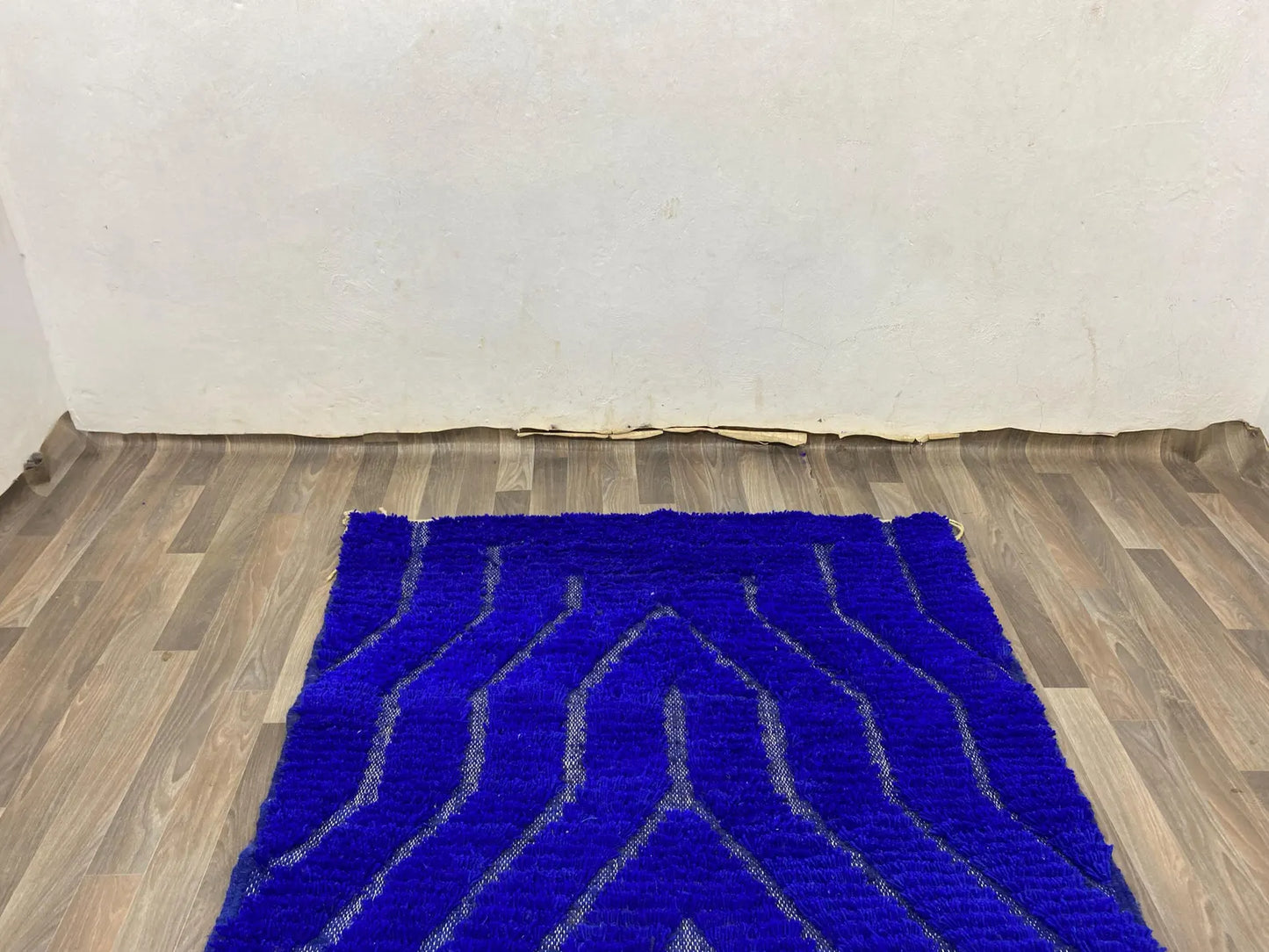 Berber Solid Blue Rug