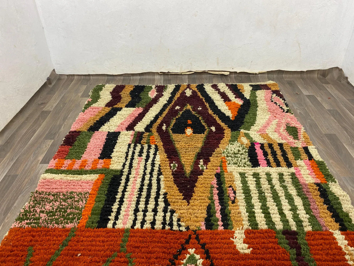 New Orange Beni Ouarain Rug