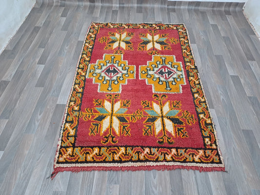 Red Wool Beni Ouarain Style