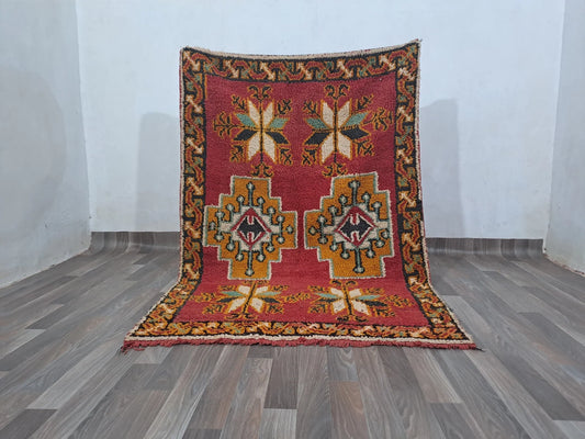 Red Wool Beni Ouarain Style