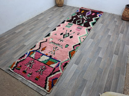 Berber Runner Rug -Authentic Boujaad Rug