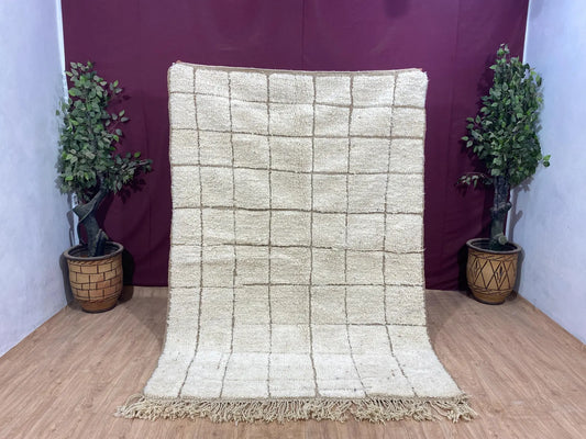 White Beni Ourain Rug