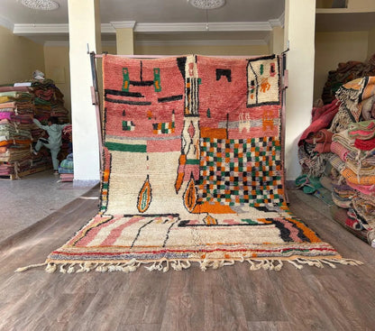 Handmade Moroccan Boujaad Rug