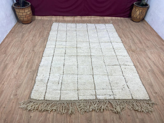 White Beni Ourain Rug