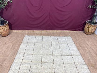 White Beni Ourain Rug