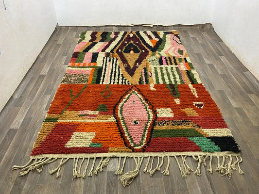New Orange Beni Ouarain Rug
